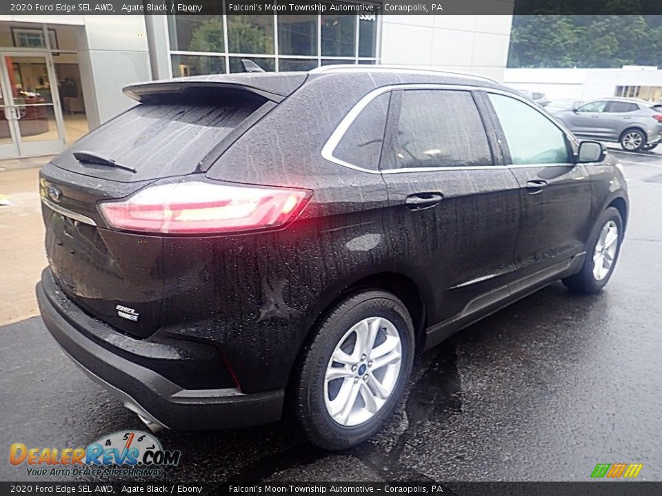 2020 Ford Edge SEL AWD Agate Black / Ebony Photo #2