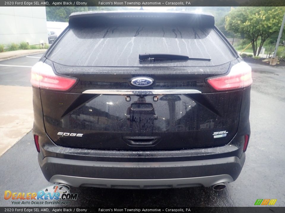 2020 Ford Edge SEL AWD Agate Black / Ebony Photo #3