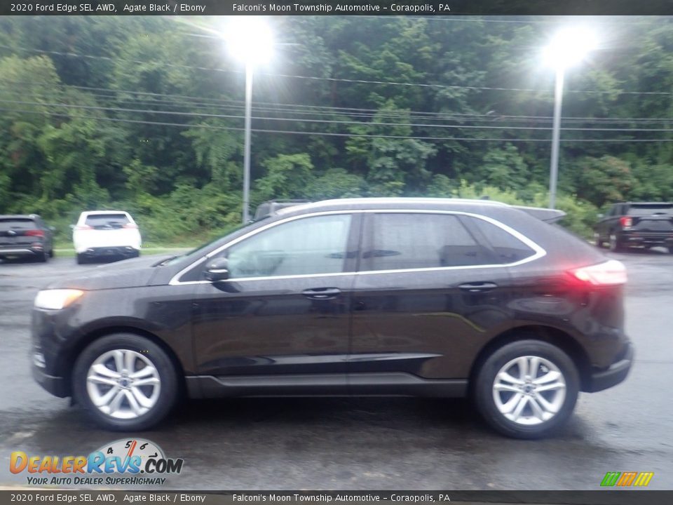 2020 Ford Edge SEL AWD Agate Black / Ebony Photo #5