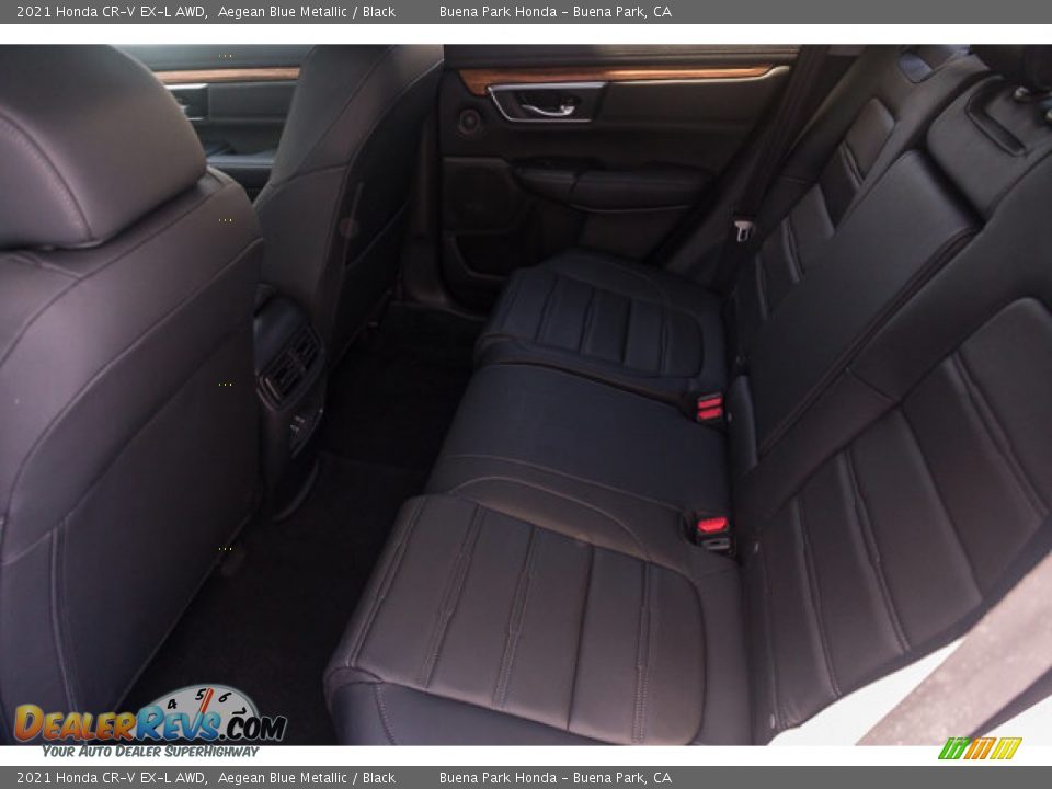 2021 Honda CR-V EX-L AWD Aegean Blue Metallic / Black Photo #4