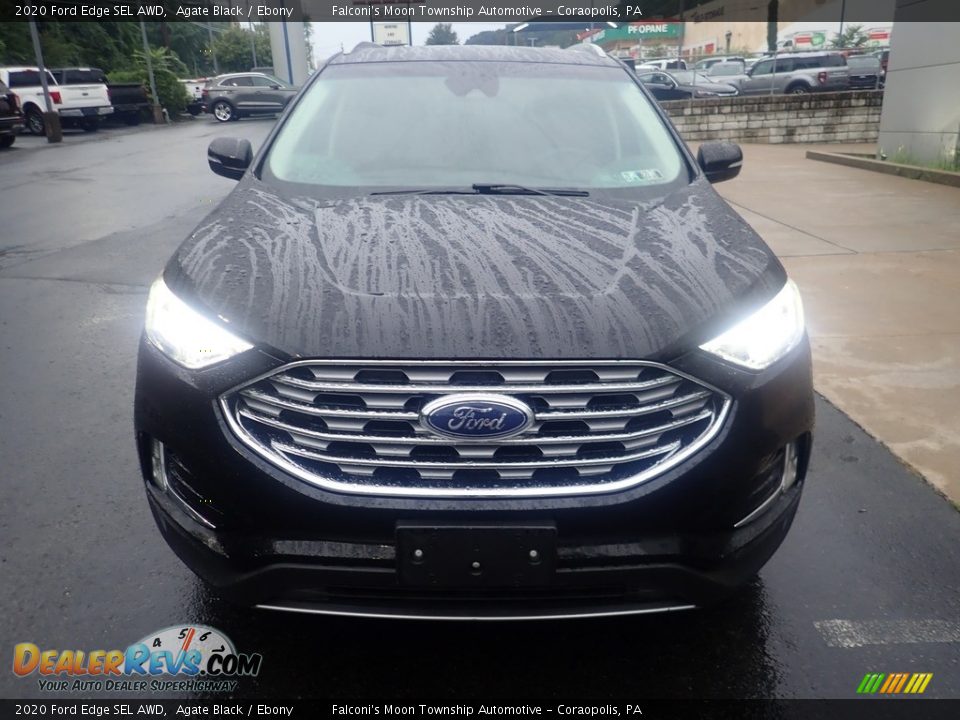 2020 Ford Edge SEL AWD Agate Black / Ebony Photo #7