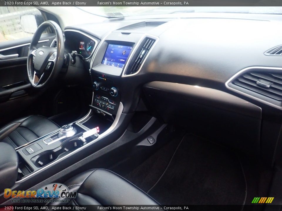 2020 Ford Edge SEL AWD Agate Black / Ebony Photo #11