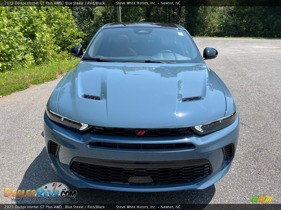 2023 Dodge Hornet GT Plus AWD Blue Steele / Red/Black Photo #3