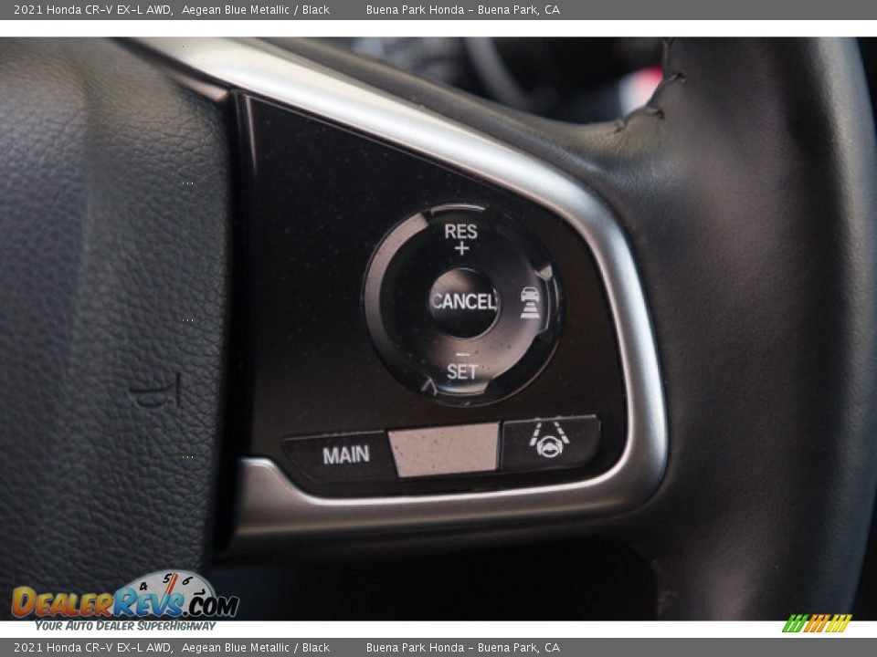 2021 Honda CR-V EX-L AWD Aegean Blue Metallic / Black Photo #13
