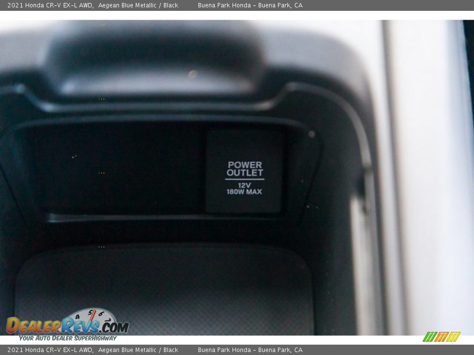 2021 Honda CR-V EX-L AWD Aegean Blue Metallic / Black Photo #16