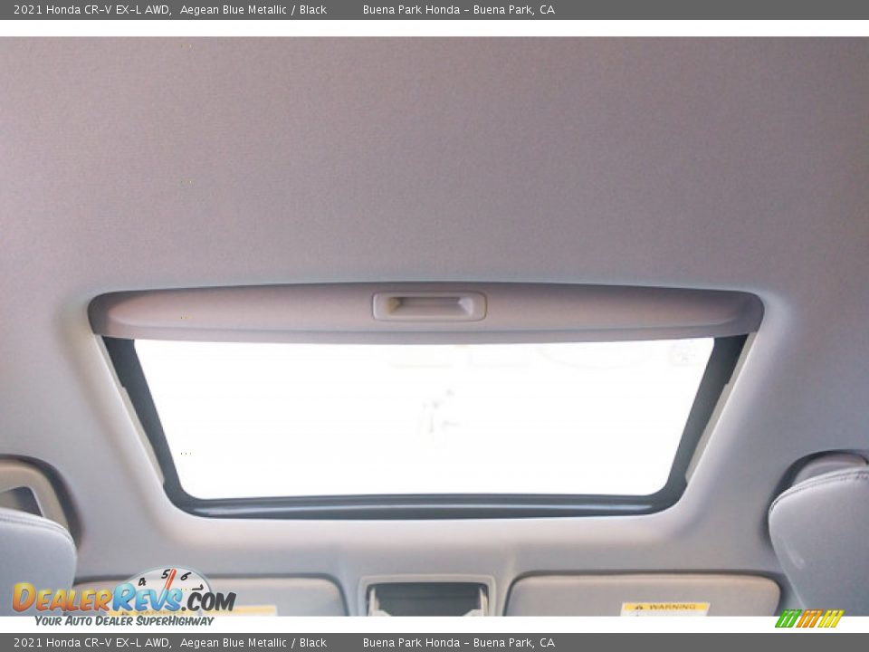 2021 Honda CR-V EX-L AWD Aegean Blue Metallic / Black Photo #18