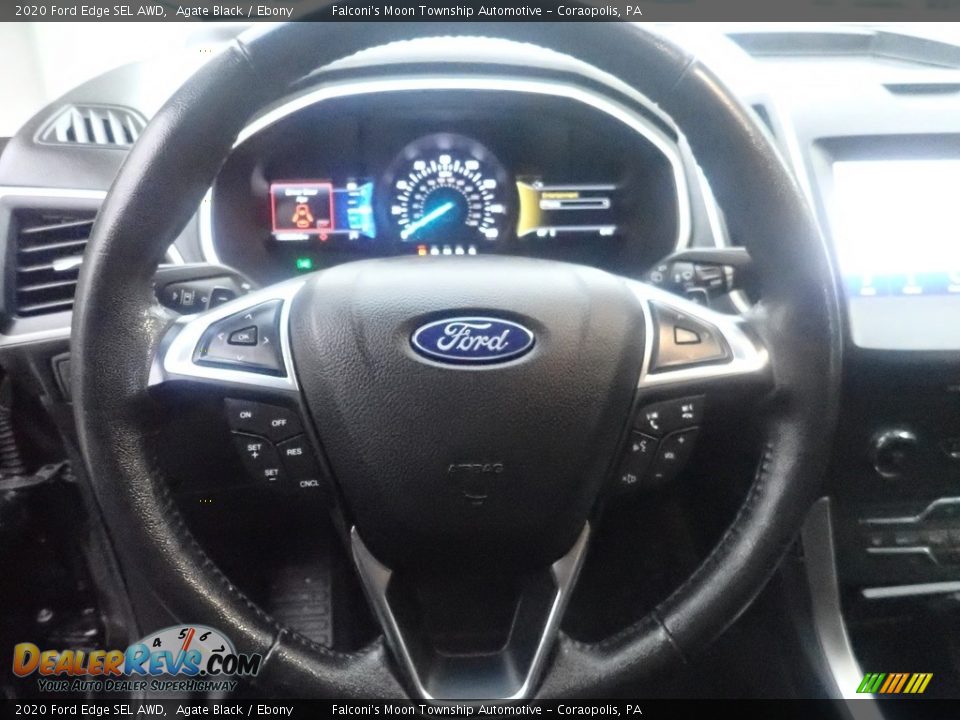 2020 Ford Edge SEL AWD Agate Black / Ebony Photo #23