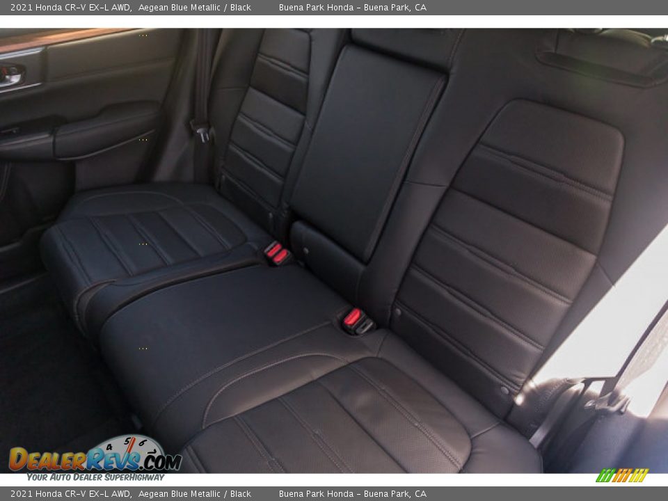 2021 Honda CR-V EX-L AWD Aegean Blue Metallic / Black Photo #19