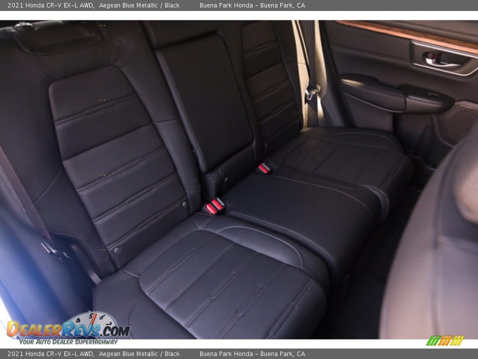2021 Honda CR-V EX-L AWD Aegean Blue Metallic / Black Photo #21