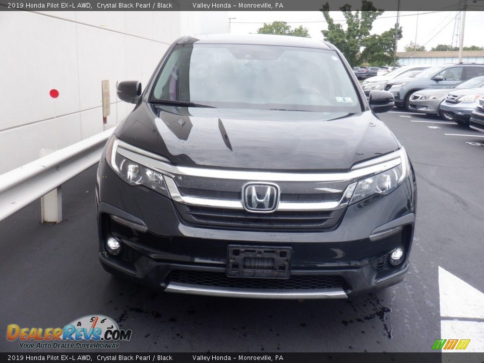 2019 Honda Pilot EX-L AWD Crystal Black Pearl / Black Photo #5