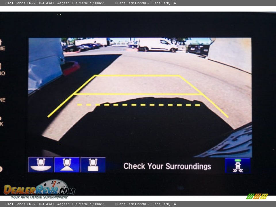 2021 Honda CR-V EX-L AWD Aegean Blue Metallic / Black Photo #25