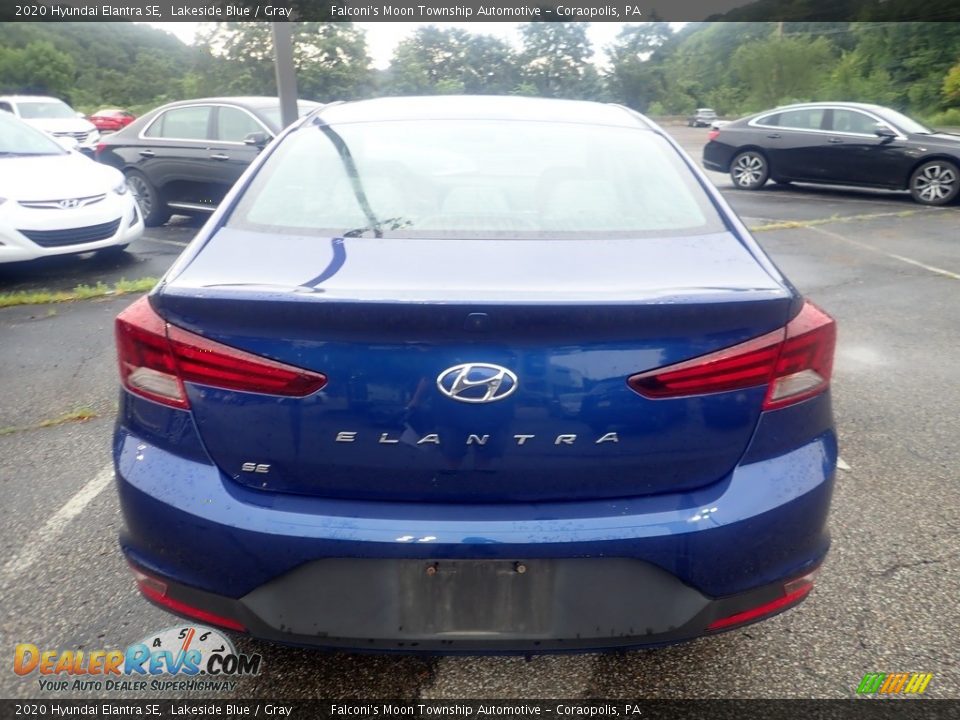 2020 Hyundai Elantra SE Lakeside Blue / Gray Photo #3