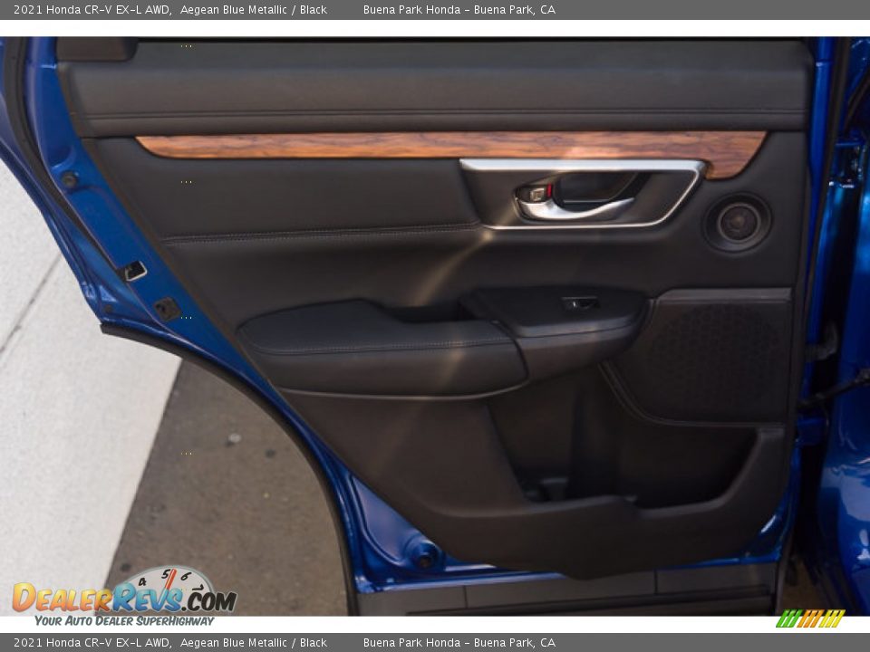 2021 Honda CR-V EX-L AWD Aegean Blue Metallic / Black Photo #29