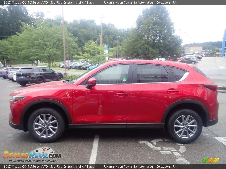 2023 Mazda CX-5 S Select AWD Soul Red Crystal Metallic / Black Photo #6