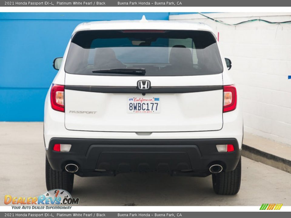 2021 Honda Passport EX-L Platinum White Pearl / Black Photo #9