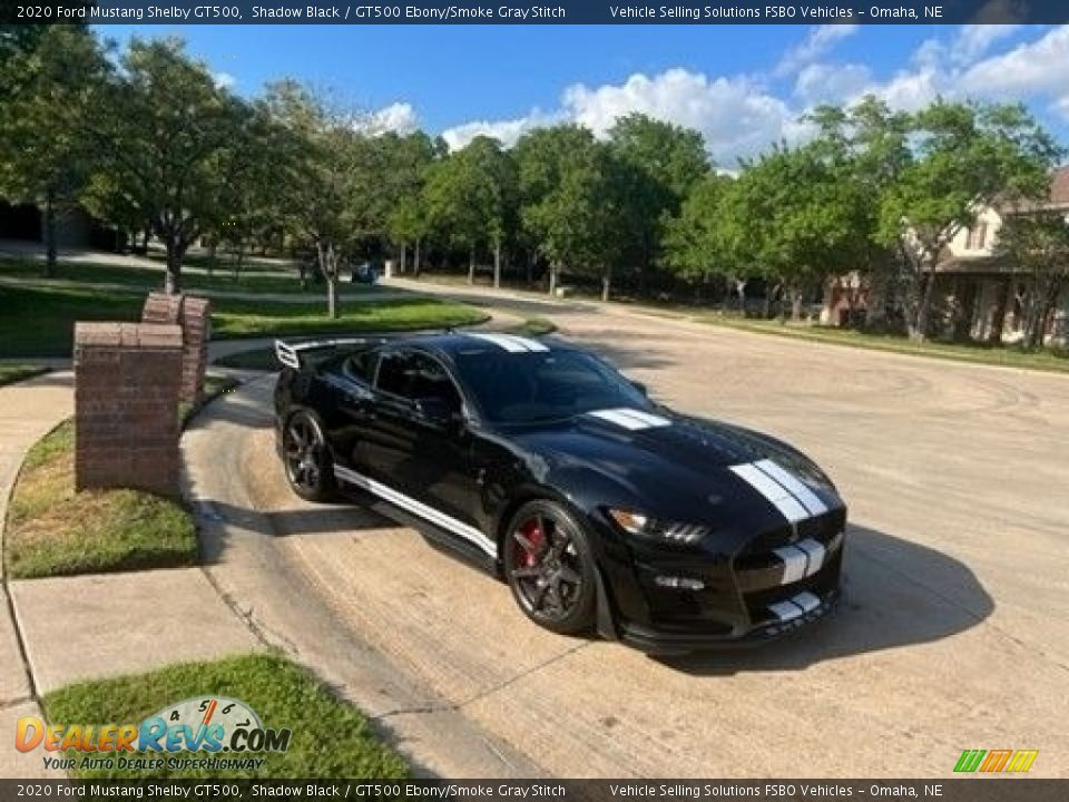 2020 Ford Mustang Shelby GT500 Shadow Black / GT500 Ebony/Smoke Gray Stitch Photo #1