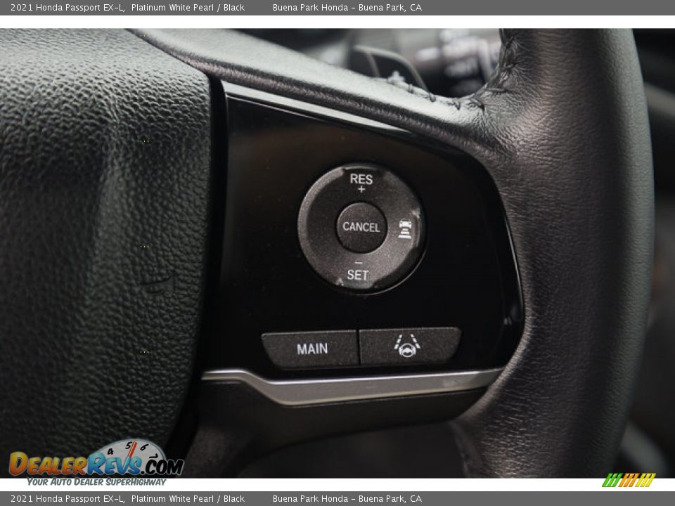 2021 Honda Passport EX-L Platinum White Pearl / Black Photo #15