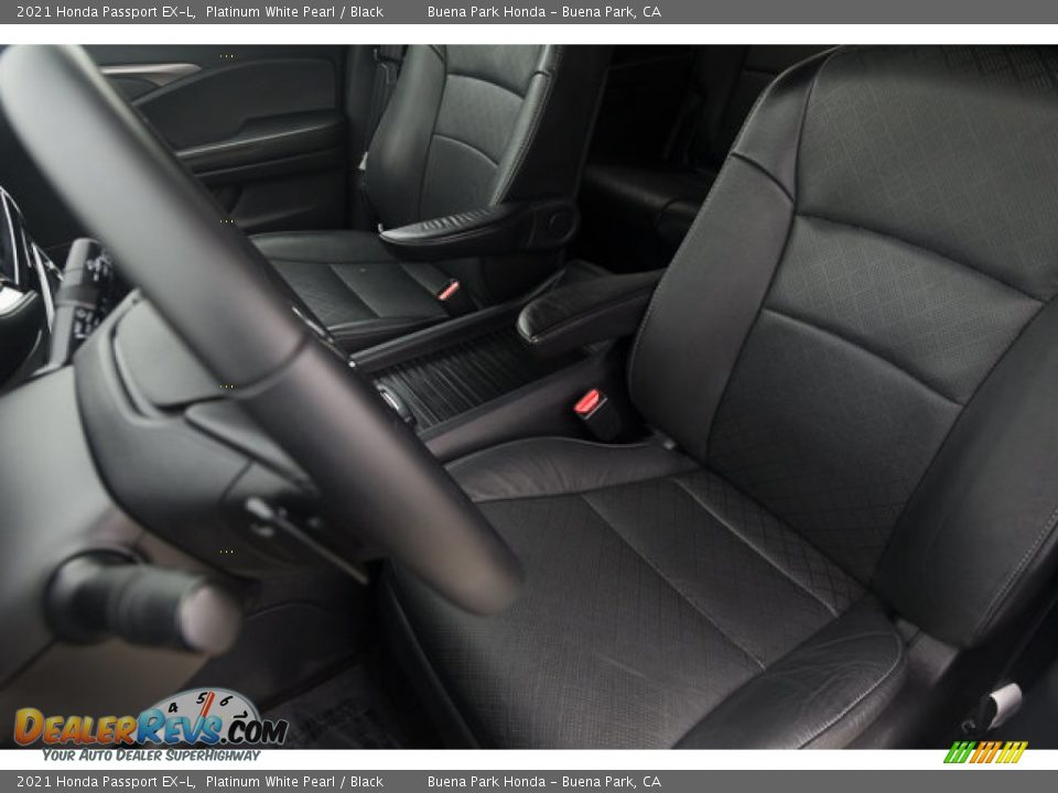 2021 Honda Passport EX-L Platinum White Pearl / Black Photo #19