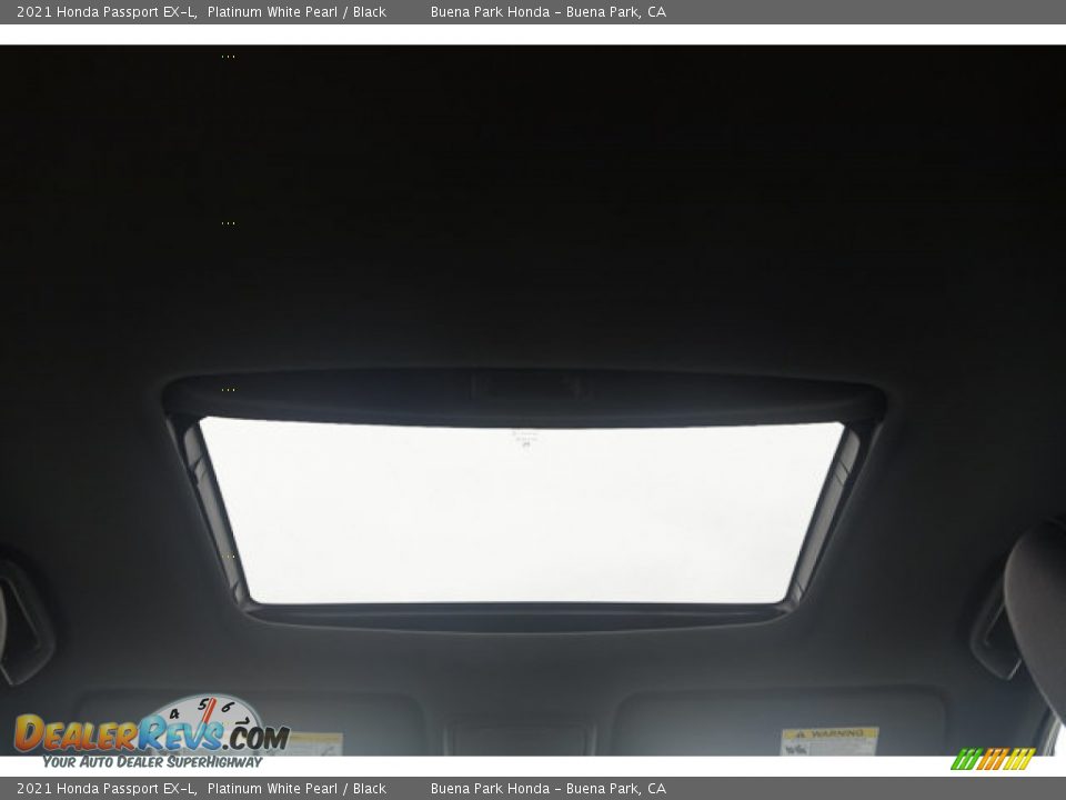 2021 Honda Passport EX-L Platinum White Pearl / Black Photo #20