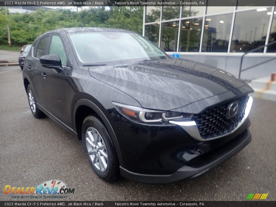 2023 Mazda CX-5 S Preferred AWD Jet Black Mica / Black Photo #9