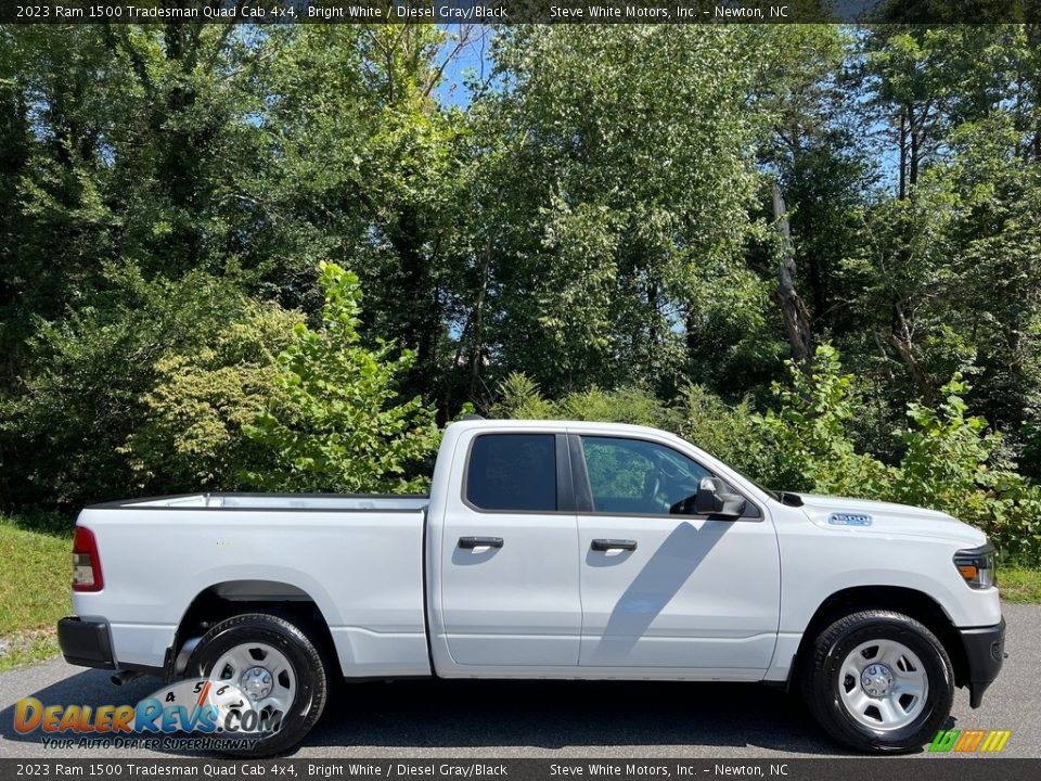 Bright White 2023 Ram 1500 Tradesman Quad Cab 4x4 Photo #5