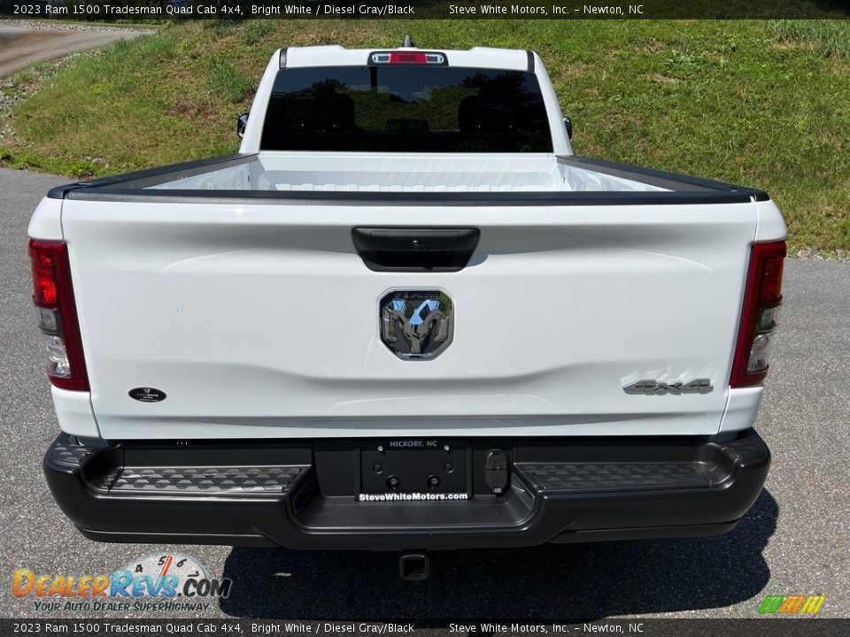 2023 Ram 1500 Tradesman Quad Cab 4x4 Bright White / Diesel Gray/Black Photo #7