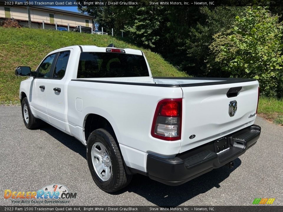 2023 Ram 1500 Tradesman Quad Cab 4x4 Bright White / Diesel Gray/Black Photo #9