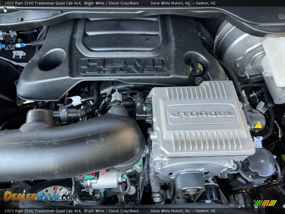 2023 Ram 1500 Tradesman Quad Cab 4x4 5.7 Liter HEMI OHV 16-Valve VVT MDS V8 Engine Photo #10