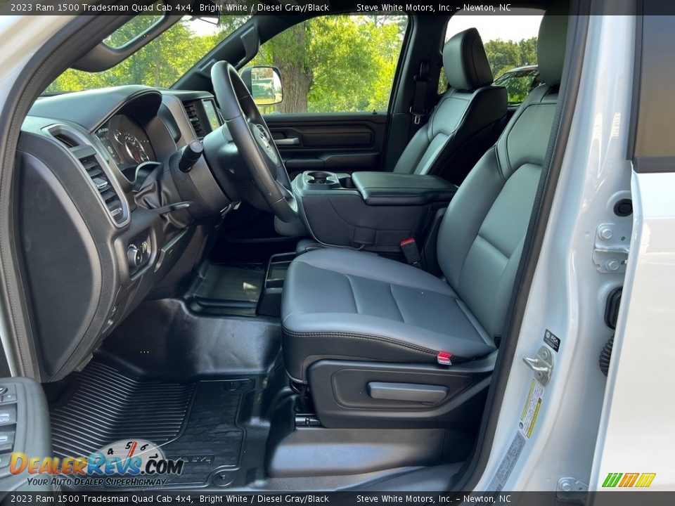 Diesel Gray/Black Interior - 2023 Ram 1500 Tradesman Quad Cab 4x4 Photo #12