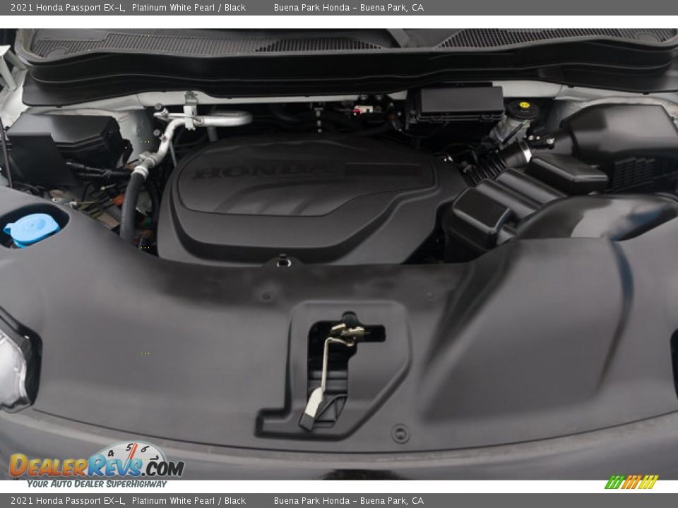 2021 Honda Passport EX-L Platinum White Pearl / Black Photo #35