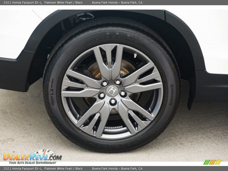 2021 Honda Passport EX-L Platinum White Pearl / Black Photo #36