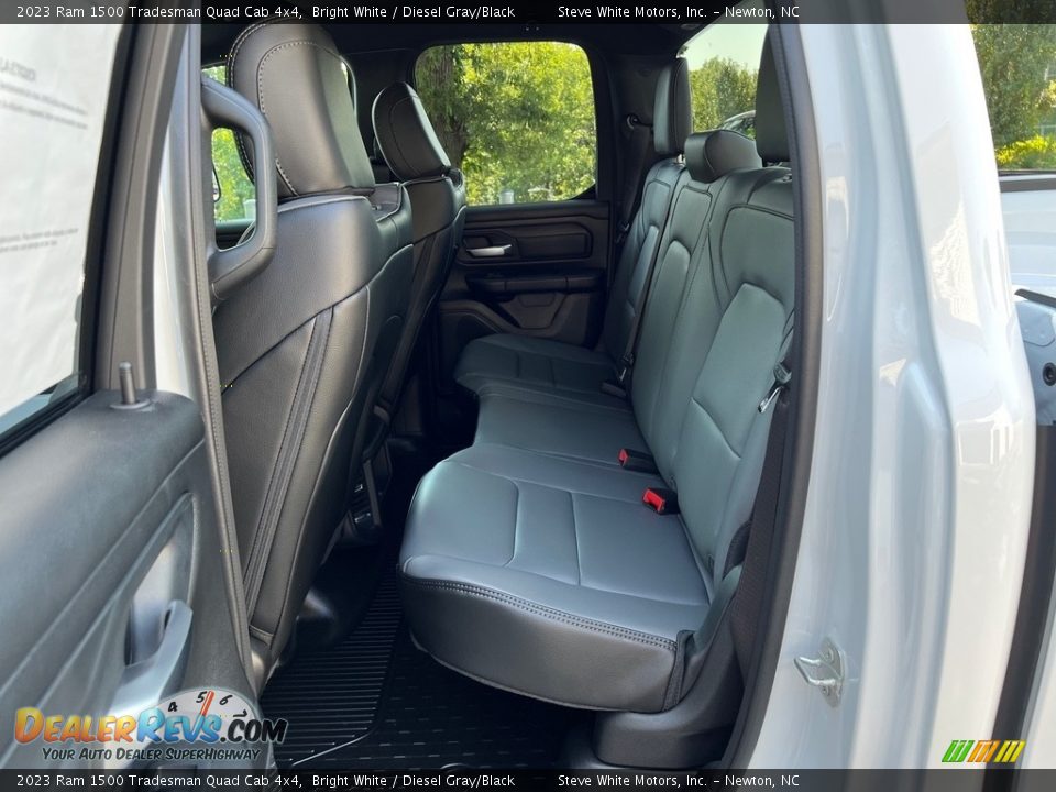 Rear Seat of 2023 Ram 1500 Tradesman Quad Cab 4x4 Photo #14