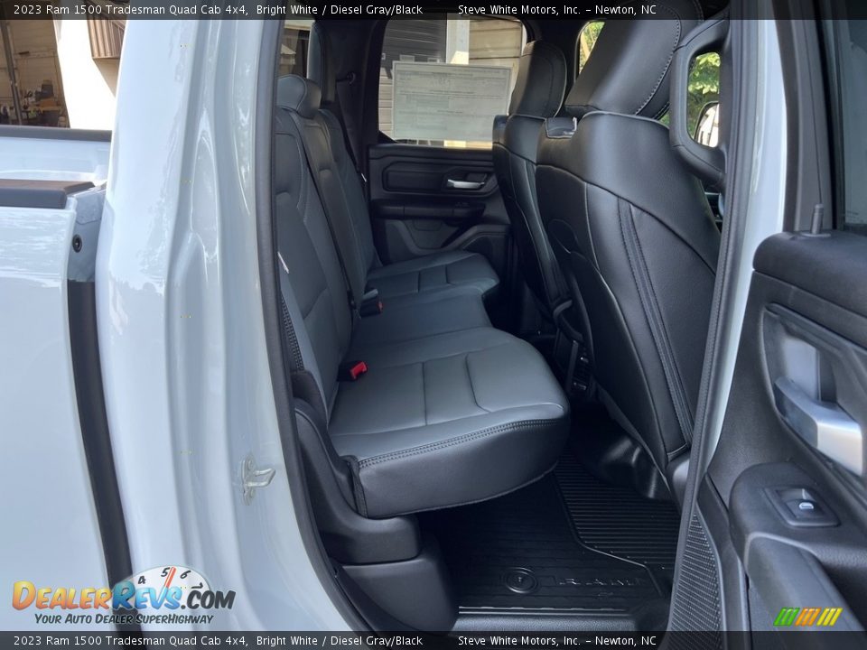 Rear Seat of 2023 Ram 1500 Tradesman Quad Cab 4x4 Photo #16