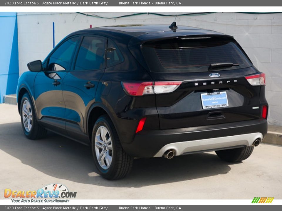 2020 Ford Escape S Agate Black Metallic / Dark Earth Gray Photo #2