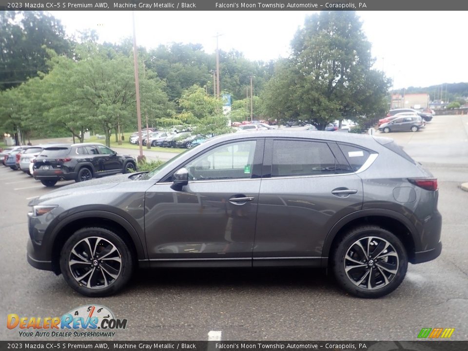 2023 Mazda CX-5 S Premium AWD Machine Gray Metallic / Black Photo #6