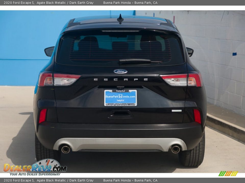 2020 Ford Escape S Agate Black Metallic / Dark Earth Gray Photo #11