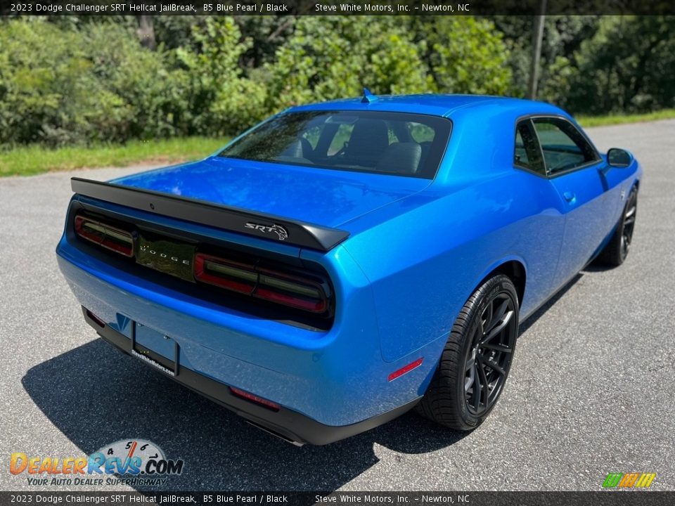 2023 Dodge Challenger SRT Hellcat JailBreak B5 Blue Pearl / Black Photo #6