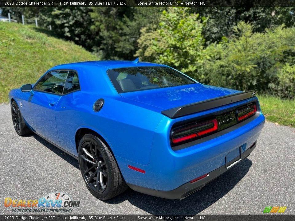 2023 Dodge Challenger SRT Hellcat JailBreak B5 Blue Pearl / Black Photo #8