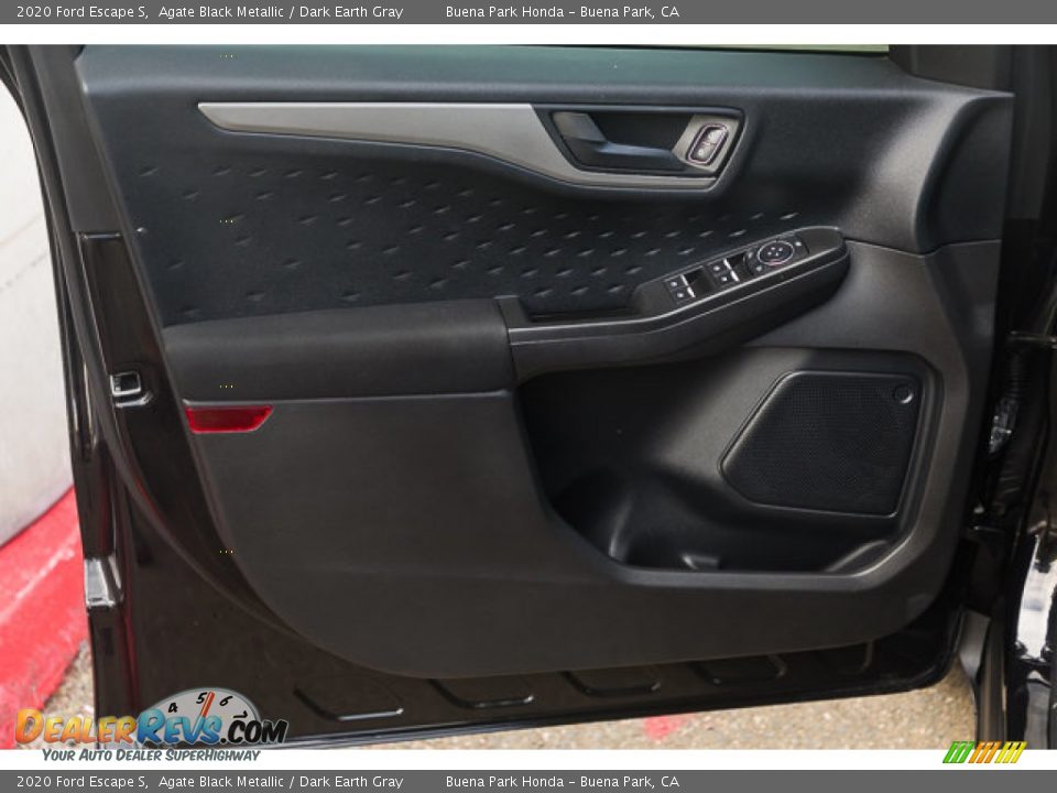 2020 Ford Escape S Agate Black Metallic / Dark Earth Gray Photo #27