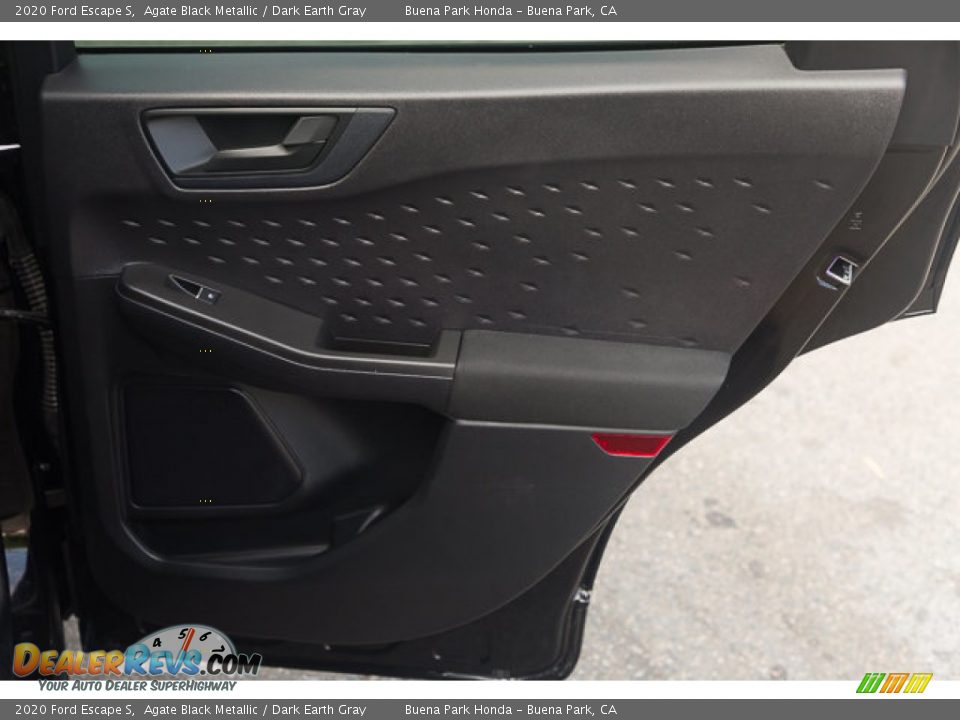 2020 Ford Escape S Agate Black Metallic / Dark Earth Gray Photo #31