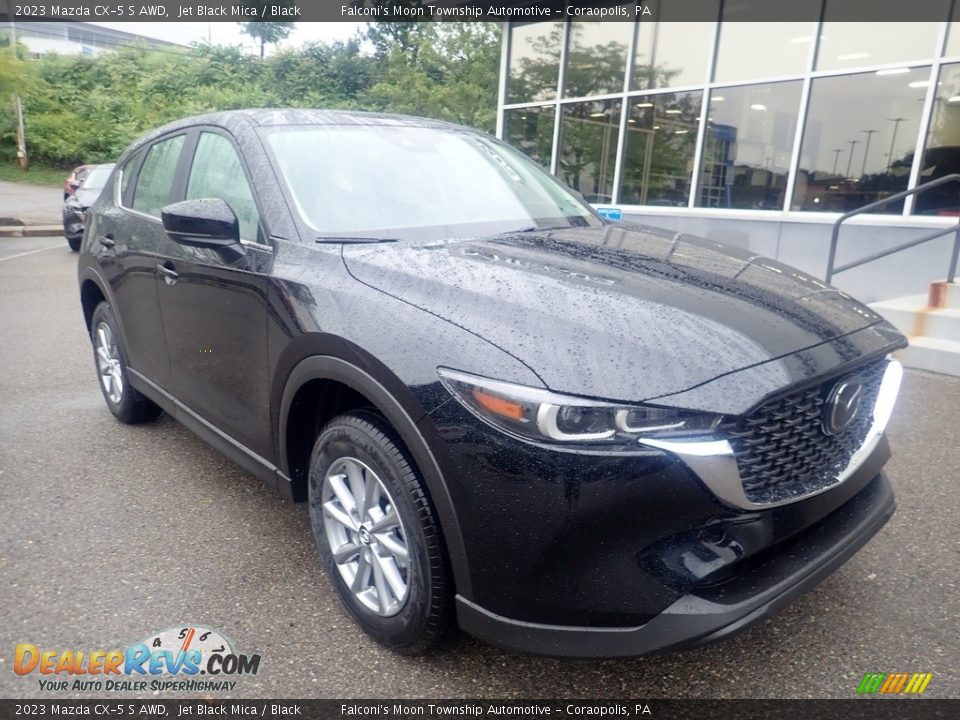 2023 Mazda CX-5 S AWD Jet Black Mica / Black Photo #9