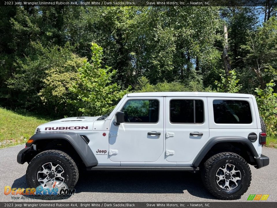 Bright White 2023 Jeep Wrangler Unlimited Rubicon 4x4 Photo #1