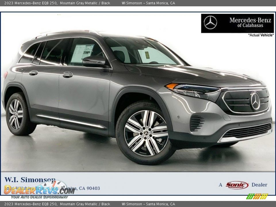 2023 Mercedes-Benz EQB 250 Mountain Gray Metallic / Black Photo #1