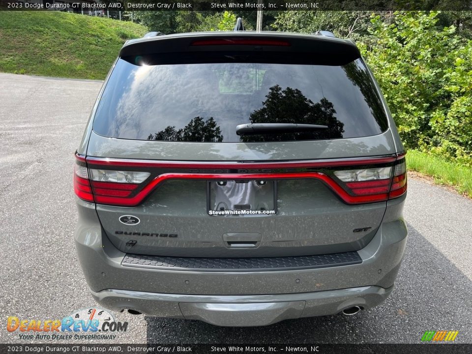 2023 Dodge Durango GT Blacktop AWD Destroyer Gray / Black Photo #7