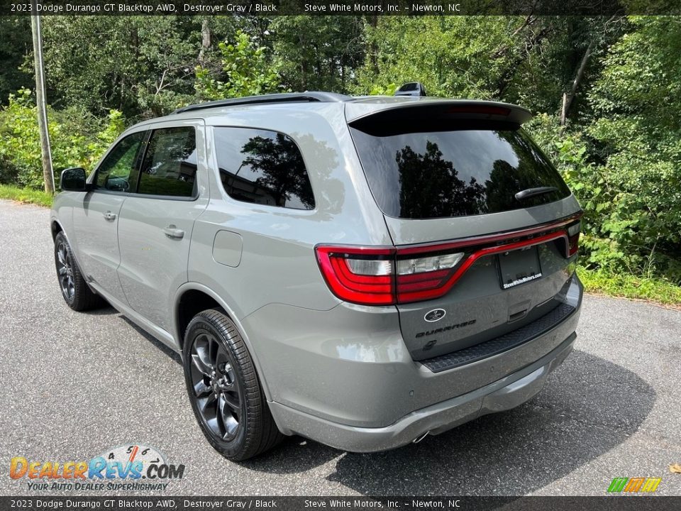 2023 Dodge Durango GT Blacktop AWD Destroyer Gray / Black Photo #8