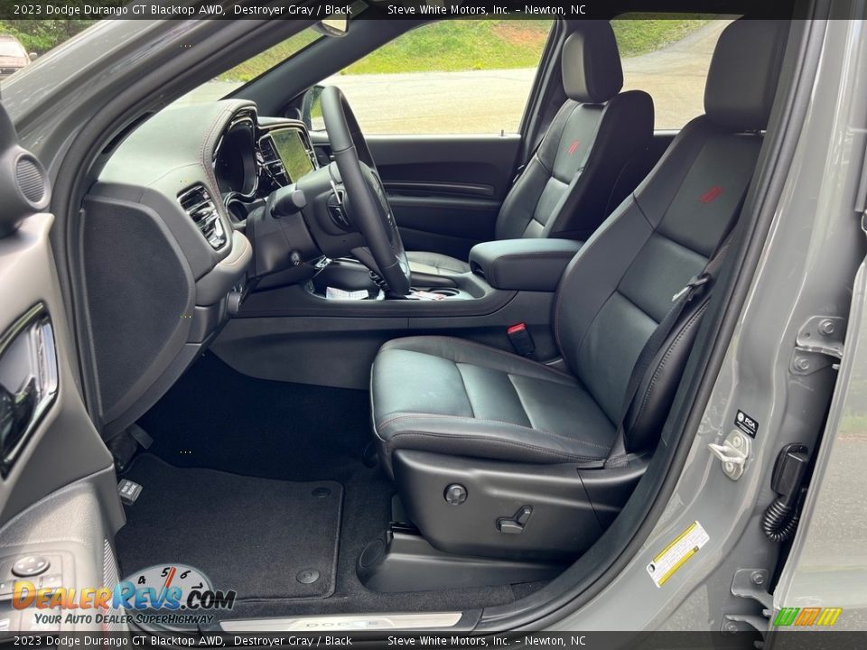 Front Seat of 2023 Dodge Durango GT Blacktop AWD Photo #11