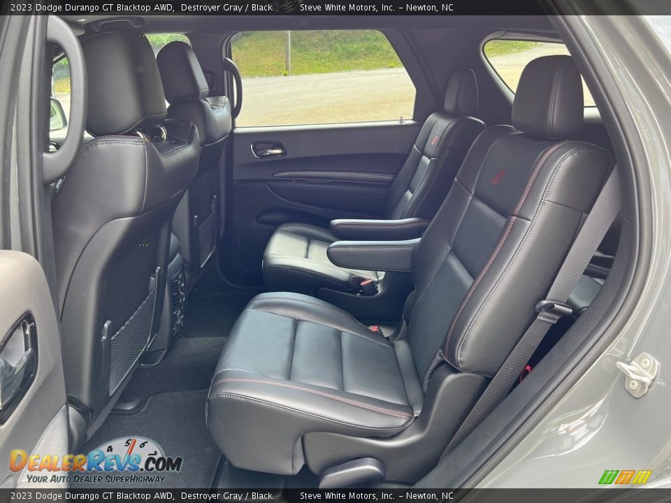 Rear Seat of 2023 Dodge Durango GT Blacktop AWD Photo #14