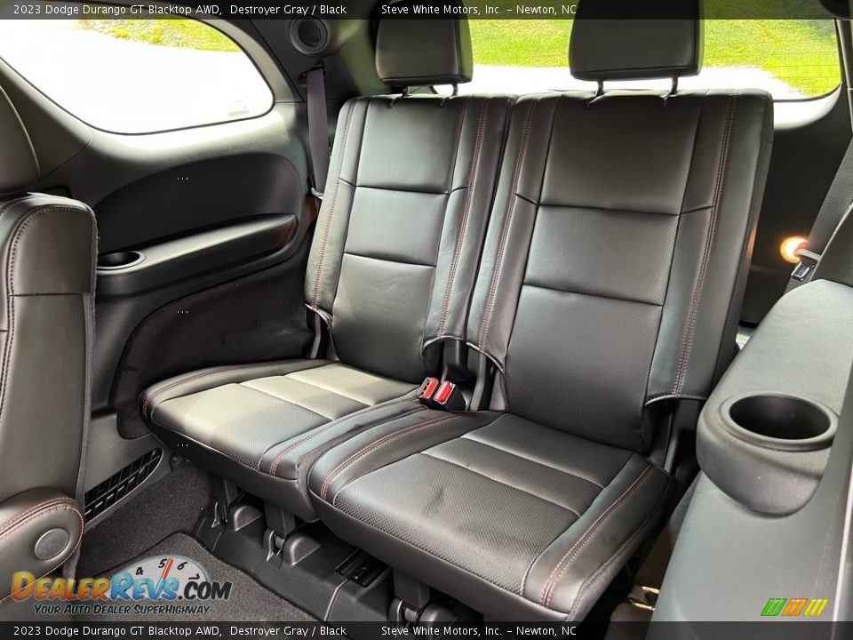 Rear Seat of 2023 Dodge Durango GT Blacktop AWD Photo #16