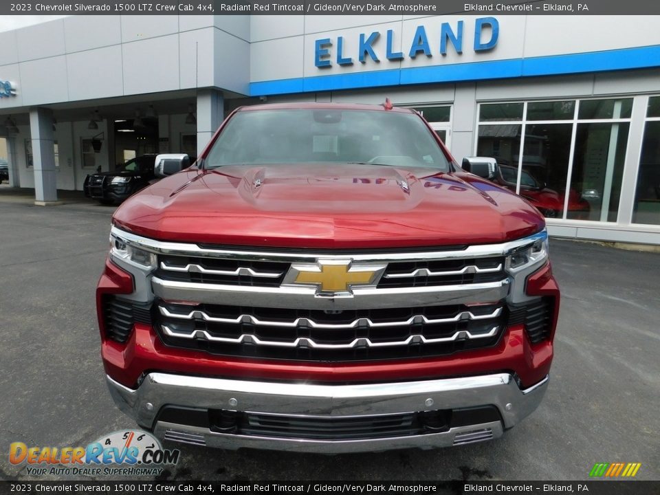 2023 Chevrolet Silverado 1500 LTZ Crew Cab 4x4 Radiant Red Tintcoat / Gideon/Very Dark Atmosphere Photo #4