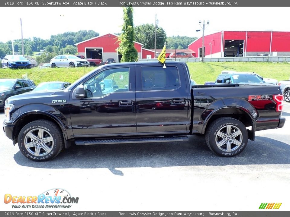 2019 Ford F150 XLT SuperCrew 4x4 Agate Black / Black Photo #2